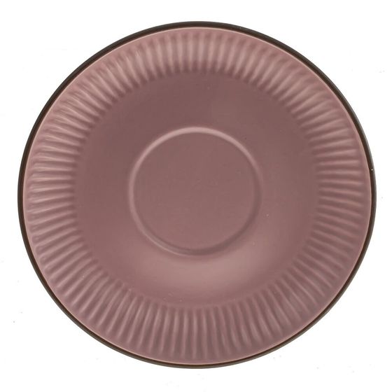 Чашка с блюдцем, 200 мл, L15 W15 H6 см