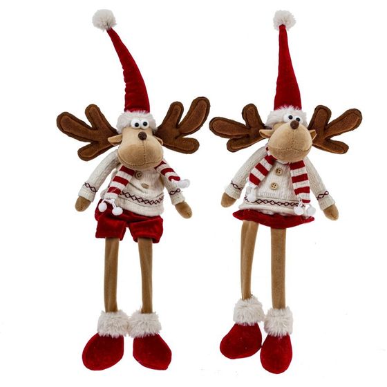 Игрушка набивная &quot;Олень&quot;, L20 W9,5 H42/15 см, 2в.