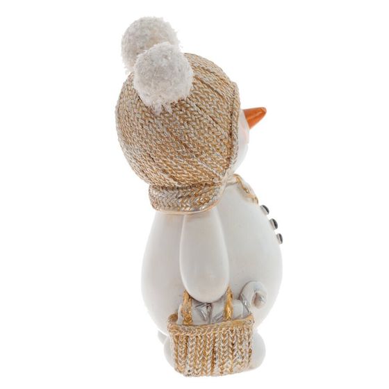 Фигурка декоративная &quot;Снеговик&quot;, L9 W6,5 H13 см, 2в.