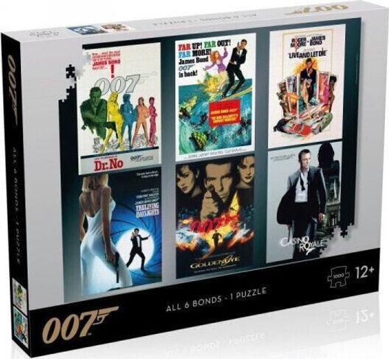 Winning Moves Puzzle James Bond 007 Actor Debut 1000 elementów