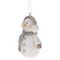 Фигурка декоративная подвесная &quot;Снеговик&quot;, L7 W3,5 H9 см, 2в.