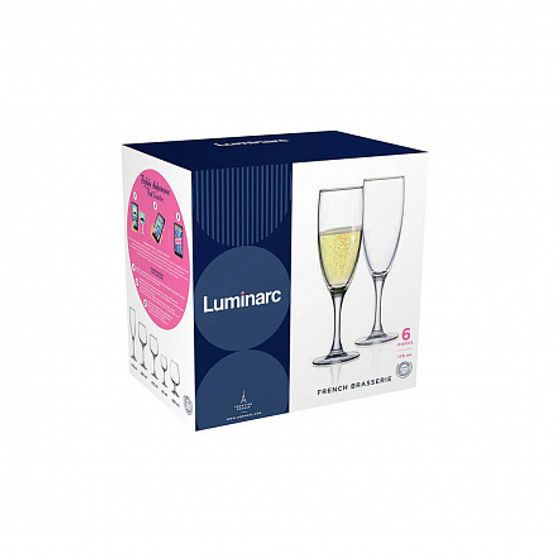 Набор фужеров для шампанского ФРАНЦУЗСКИЙ РЕСТОРАНЧИК 6шт 170мл