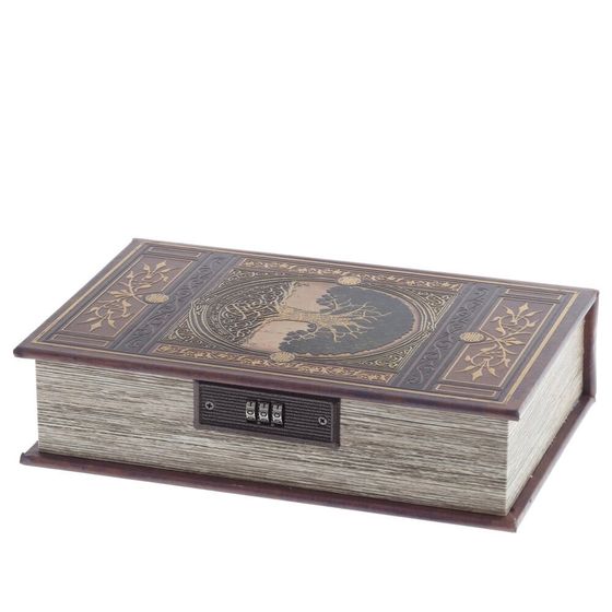 Шкатулка-книга, L17,5 W7 H27 см