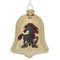 Украшение новогоднее &quot;Колокольчик с лошадкой&quot;, L8 W2,5 H11 см