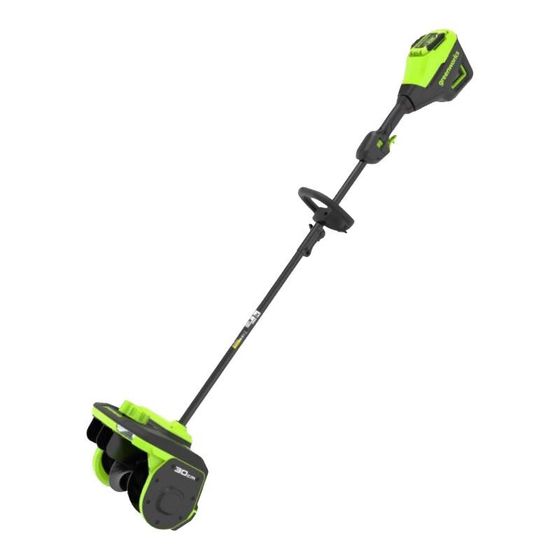 Снегоуборщик аккумуляторный Greenworks GD60SS2 60V 30х20см АКБ 5Ач и ЗУ (2603207UG)