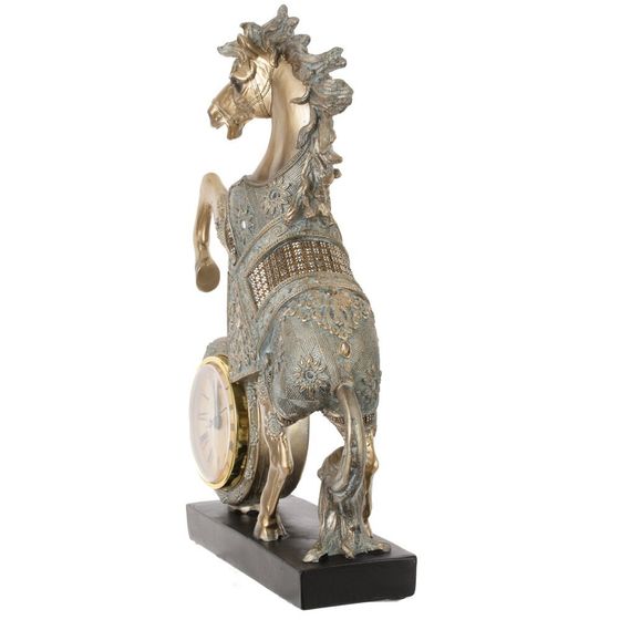 Фигурка декоративная &quot;Лошадь&quot; с часами (AAx1,н.п.), L23 W7 H33 см