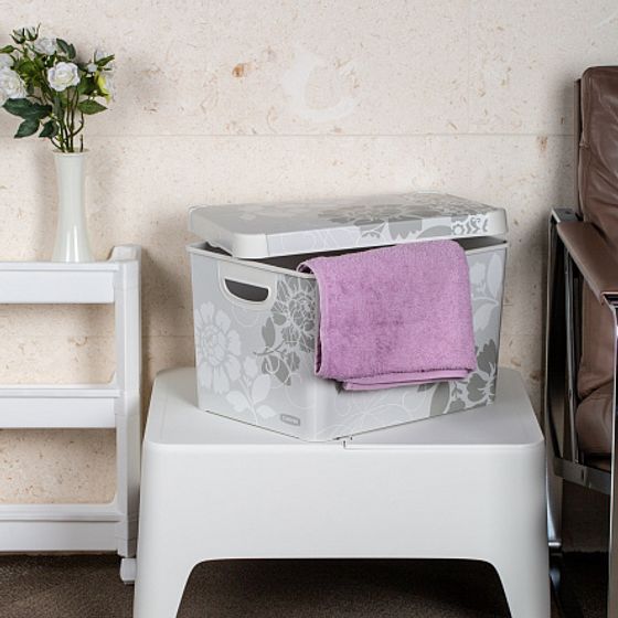 Короб (ящик) для хранения СТОКГОЛЬМ 22л ROMANCE