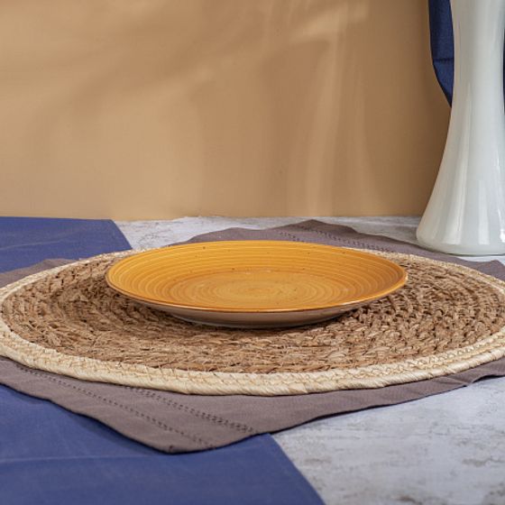 Тарелка десертная TWIST медовый 20см