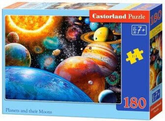 Castorland Puzzle Planets and their Moons 180 elementów (241101)