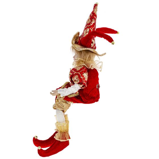 Игрушка набивная &quot;Клоун&quot; (музыкальный) L18 W13 H49 см, разм.полк. Lп18 Wп13 Hп30 см