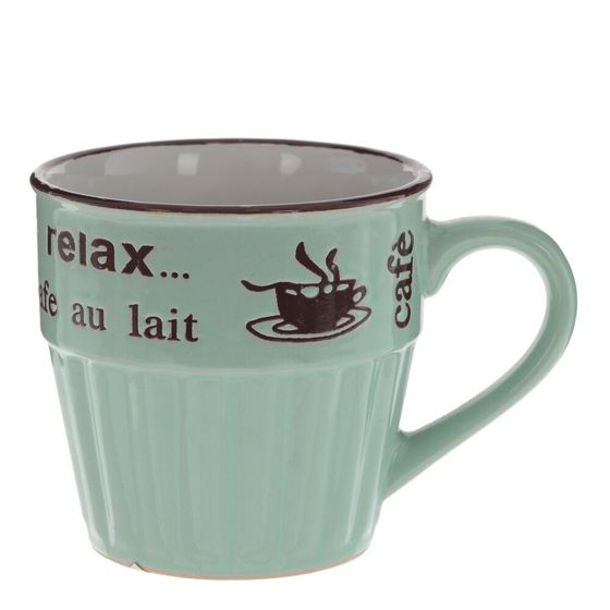 Кружка 400 мл, L13 W9,5 H9 см,дизайн микс