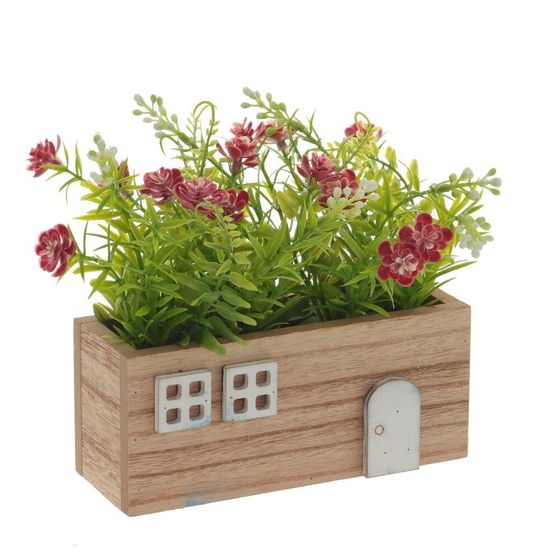 Цветочная композиция, L17 W6,5 H20 см, 4в.