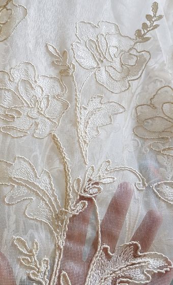 !Штора-тюль "Юстина", белый, 300*180 см