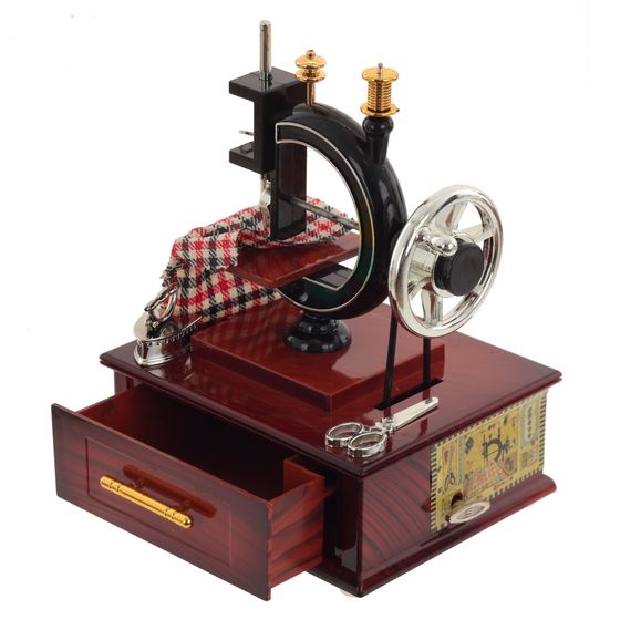 Изделие декоративное &quot;Швейная машинка&quot; (музык.), Д14,5 Ш12 В20 см