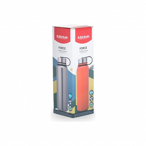 Термобутылка FORCE 1л кирпичный