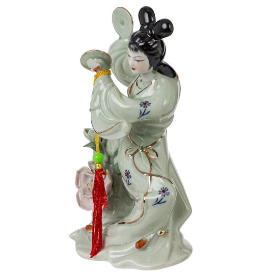 Фигурка декоративная &quot;Гейша&quot; (блок 4 шт), Д11,5 Ш6,5 В15 см, 4в.