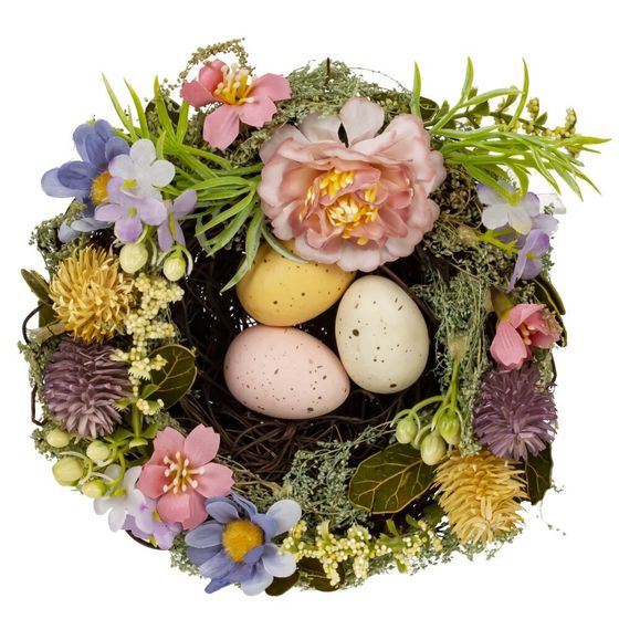 Изделие декоративное &quot;Гнездо пасхальное&quot;, L17 W17 H8,5 см