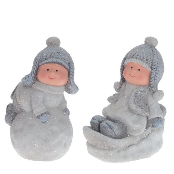 Фигурка декоративная &quot;Ребенок&quot;, L11 W8 H14,5 см, 2в.