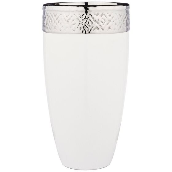 !09 ВАЗА 12x12x25 см цвет белый