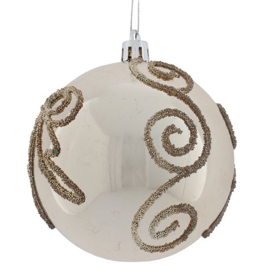 Набор из 12шт Украшение новогоднее &quot;Шар&quot;, D 8 см, L35,5 W27 H9 см