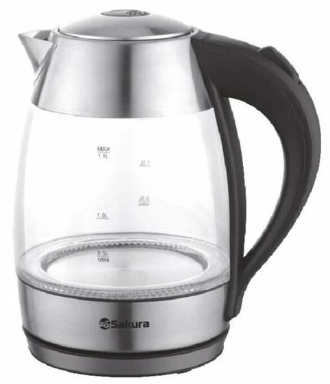 Чайник электрический Sakura SA-2727SBK 1.8л 2200Вт черный