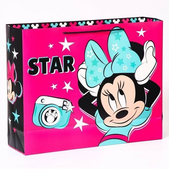 !09 Пакет ламинат горизонтальный "STAR", Минни Маус, 50 х 40 х 15 см.