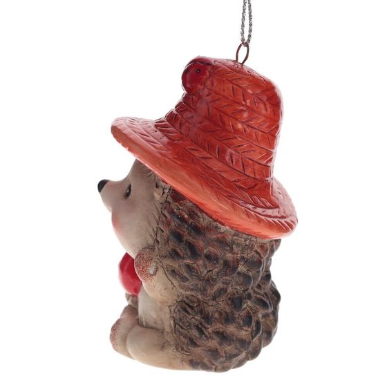 Изделие декоративное подвесное &quot;Ёжик&quot;, L6 W6 H7,5 см, 2в.