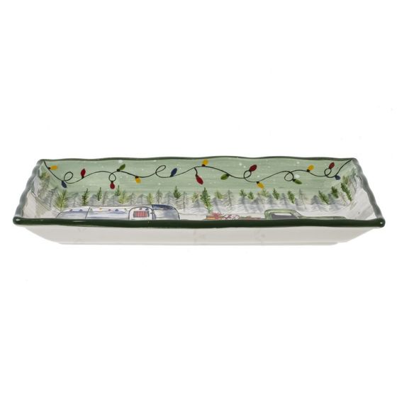 Блюдо, L37 W22 H4 см