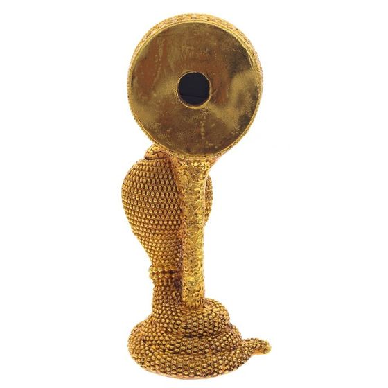 Фигурка декоративная с часами &quot;Змейка&quot; (1хААА, н/п), L9,5 W8 H22 см