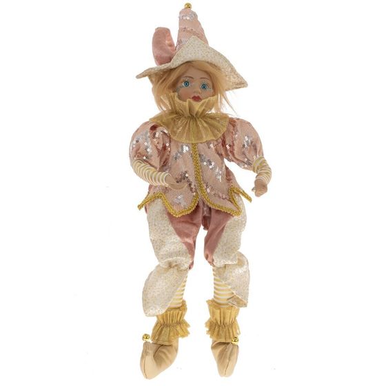 Игрушка набивная &quot;Клоун&quot; (муз, движ),  L15 W13 H50/27 см