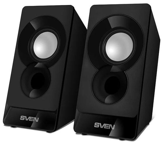 Колонки 2.0 Sven АС Sven 300 6Вт черный