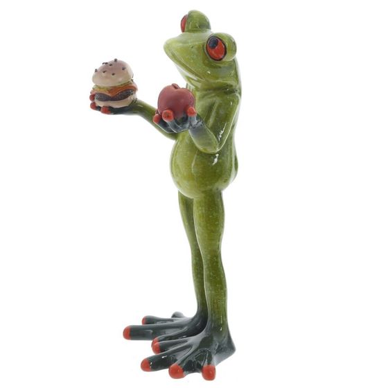 Фигурка декоративная "Лягушка", L7,5 W5 H15,5 см