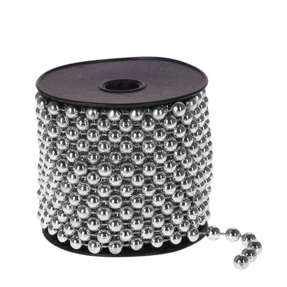 Украшение новогоднее &quot;Бусы&quot;, D 0.8 см, L1000 W0,8 H0,8 см, 2в.