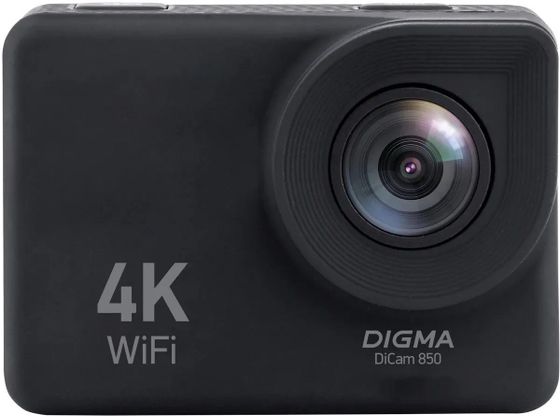 Экшн-камера Digma DiCam 850 черный