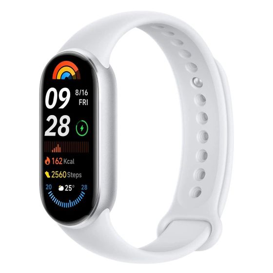 Фитнес-браслет Xiaomi Smart Band 9 1.62&quot; 135-210мм серебристый (BHR8340GL)