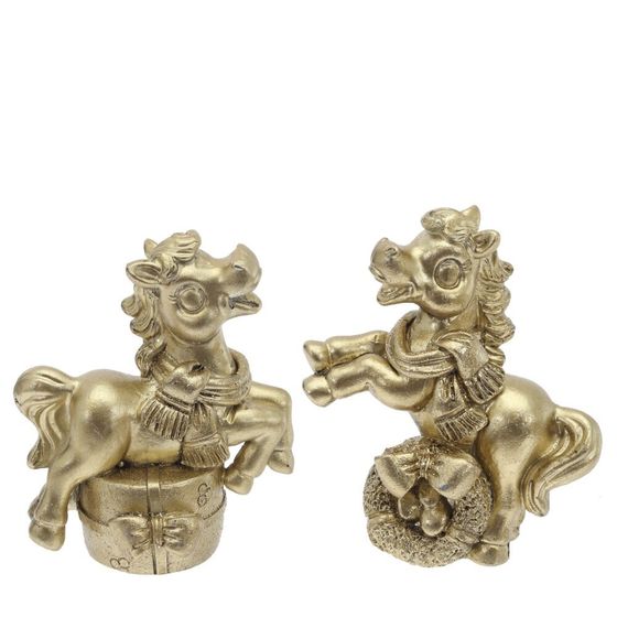 Фигурка декоративная &quot;Лошадка&quot;, L6,5 W3,5 H8 см, 2в.