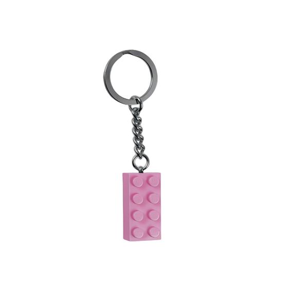 LEGO Pink 2X4 Building Block Cube Keychain Building Blocks 1 852273