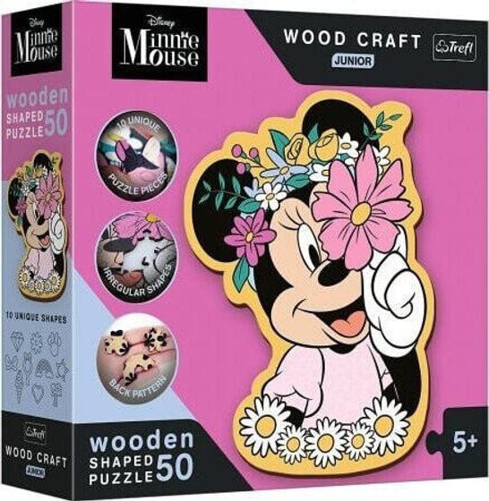 Trefl TREFL DISNEY Wooden puzzle Minnie 50 pcs