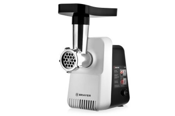 Мясорубка Brayer BR1600 1300ВТ черный/серебристый