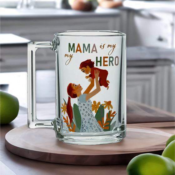 Кружка ФИТНЕС Мама с ребенком 320мл