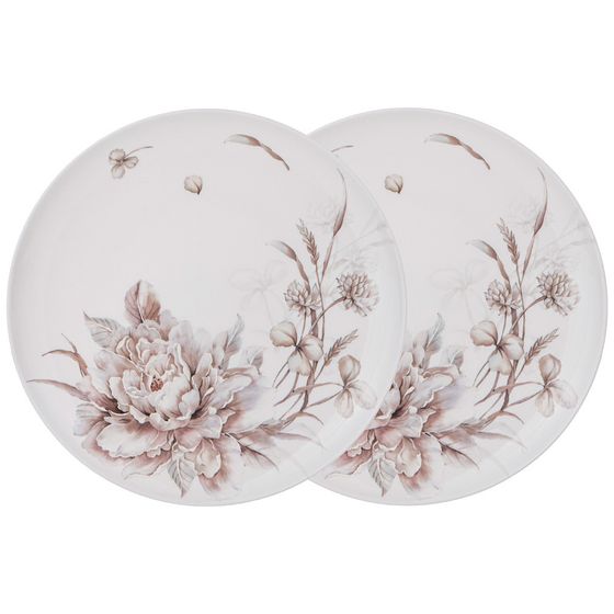 НАБОР ТАРЕЛОК ОБЕДЕННЫХ LEFARD &#39;&#39;WHITE FLOWER&quot; 2 ШТ. 25,5 СМ
