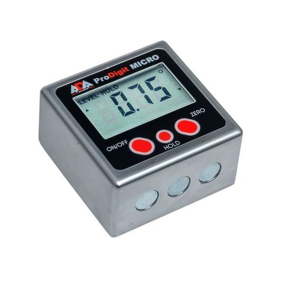 Уровень/угломер цифровой Pro-Digit MICRO ADA, диапазон 4х90°, точность ±0,2°, 0.13кг