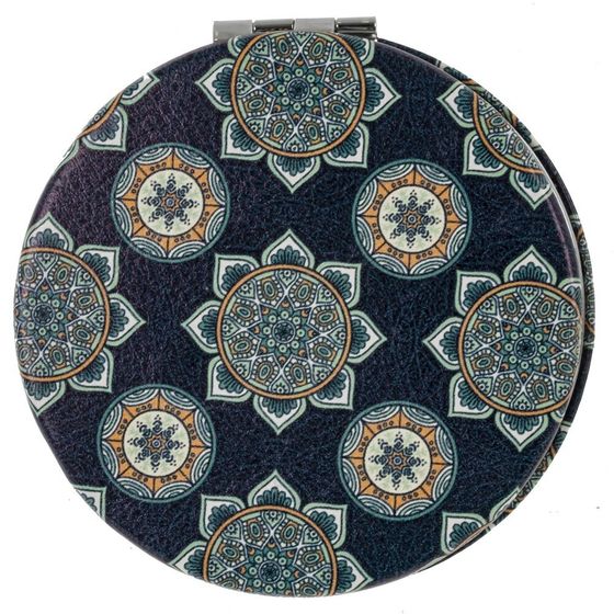 Зеркало карманное, Д7 Ш7 В1 см, 4в.