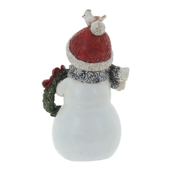 Фигурка декоративная "Снеговик", L8 W7,5 H15,5 см, 2в.
