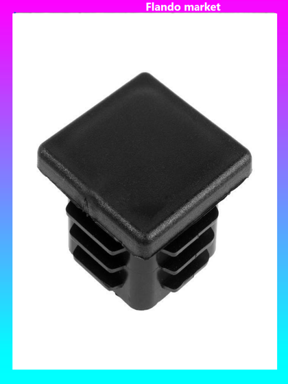 !09 Комплект из 6-ти штук - Заглушка ТУНДРА внутренняя 40х40 универсальная, черная