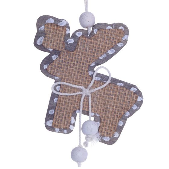Украшение новогоднее &quot;Снежинка/Звезда/Олень&quot;,  L10,5 W0,5 H10,5 см, 3в.