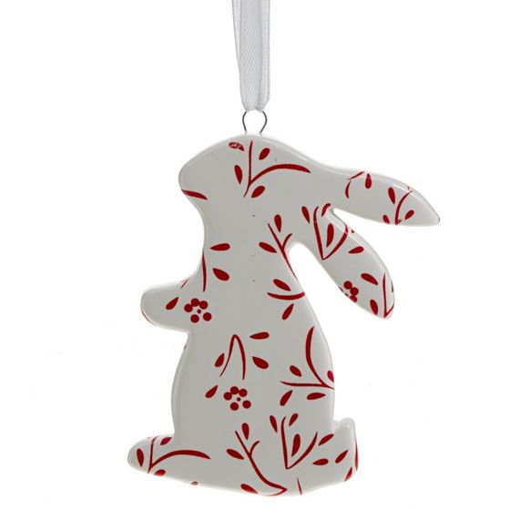 Изделие декоративное подвесное &quot;Заяц&quot;, L6 W0,5 H8 см, 2в.