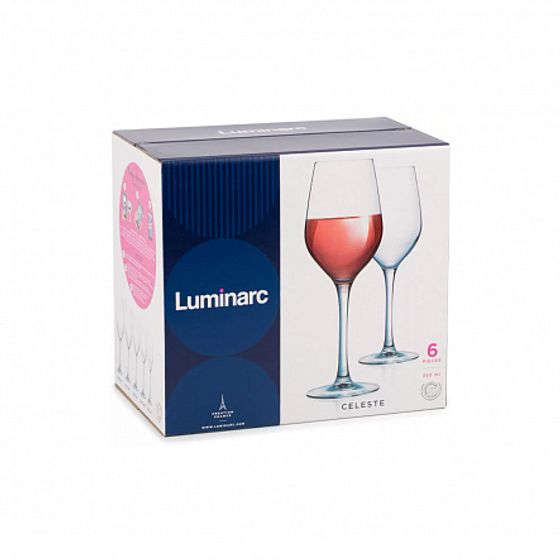 Набор фужеров (бокалов) для вина СЕЛЕСТ 350мл 6шт