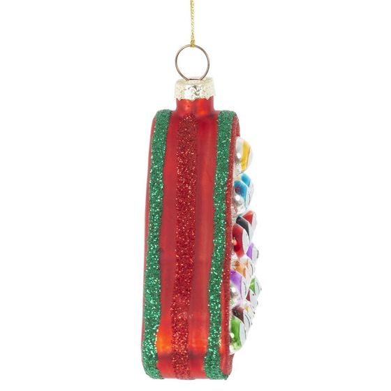 Украшение новогоднее "Бильярд", L8 W3 H9 см