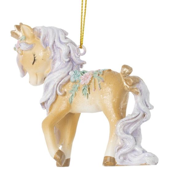 Фигурка декоративная подвесная &quot;Лошадка&quot;, L8 W2,5 H7,5 см